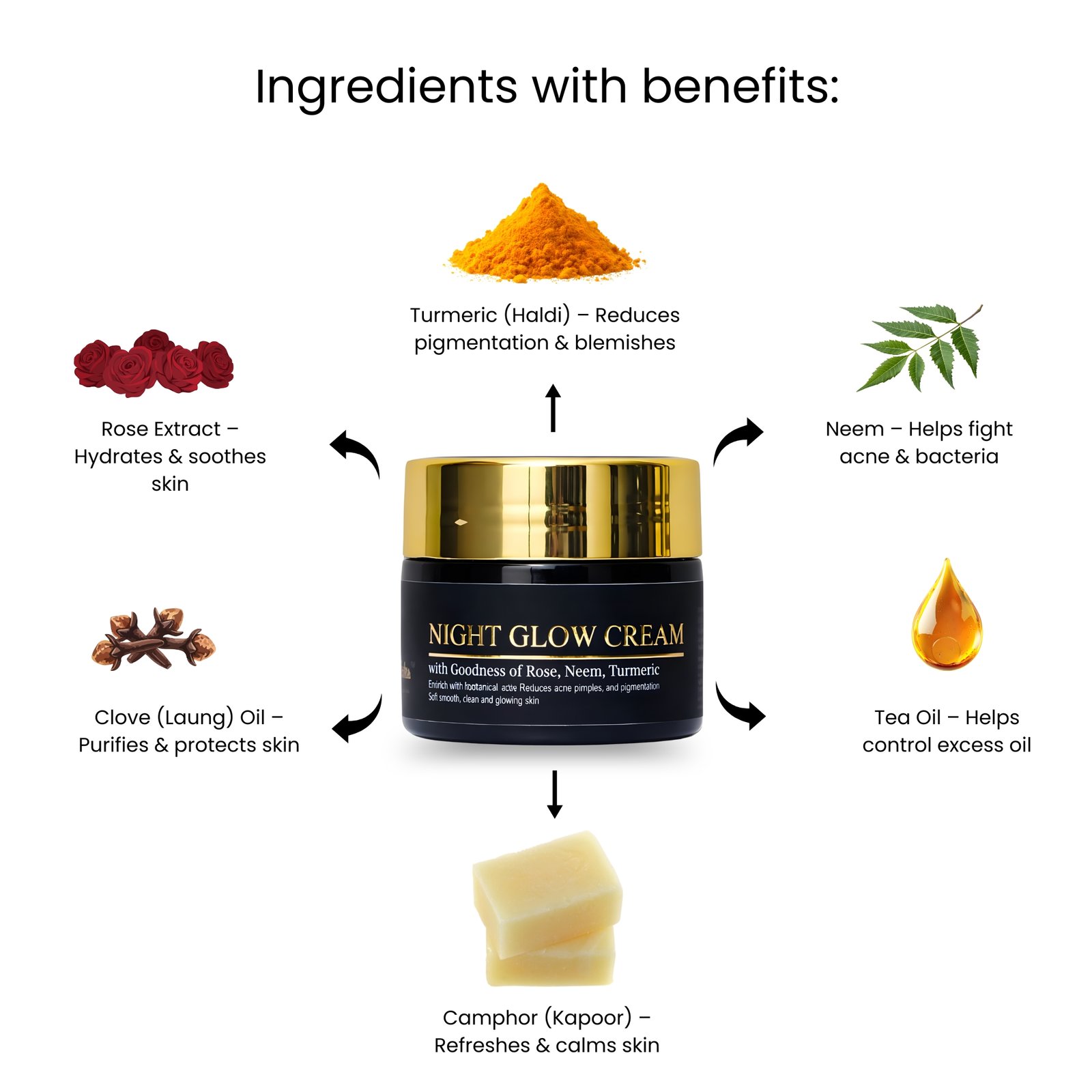 Night Glow Cream – Ayurvedic Cream thumbnail 2